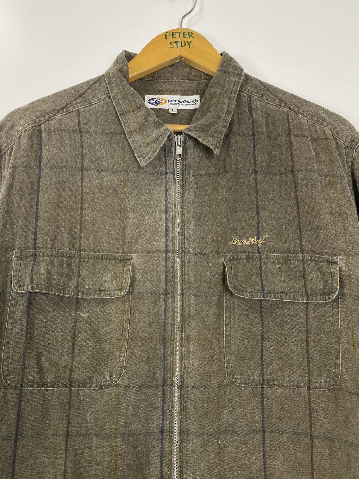 Vintage Bear Surboards Zipper Shirt Size US L / EU 52-54 / 3 - 5 Thumbnail