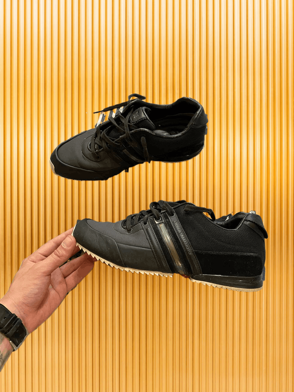Adidas Low-Top Sneakers Yohji Yamamoto x Adidas Streetwear Y2K Size US 7.5 / EU 40-41 - 1 Thumbnail