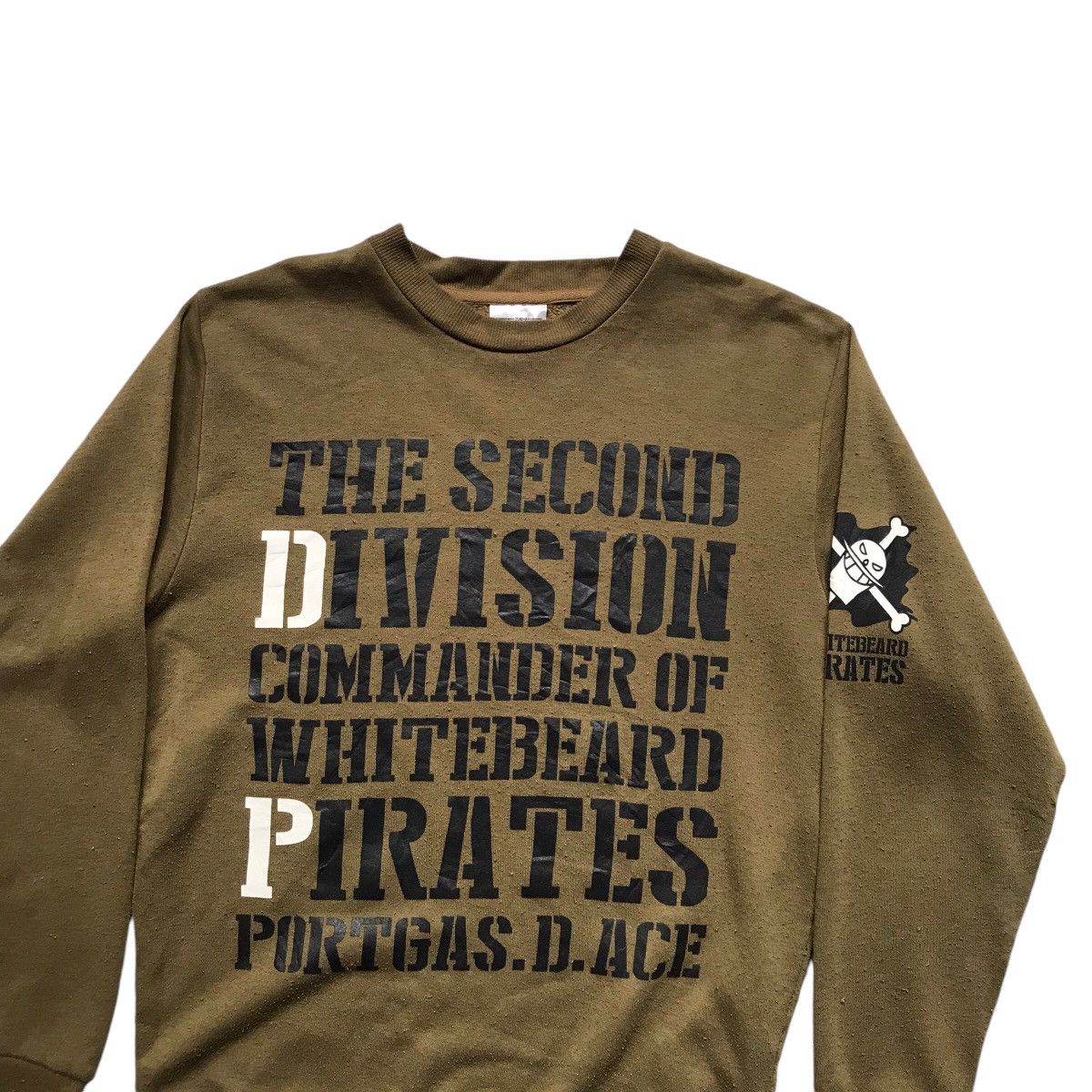 Japanese Brand × Nintendo × One Piece ONE PIECE THE SECOND DIVISION COMMANDER OF PIRATES CREWNECK Size US M / EU 48-50 / 2 - 5 Thumbnail