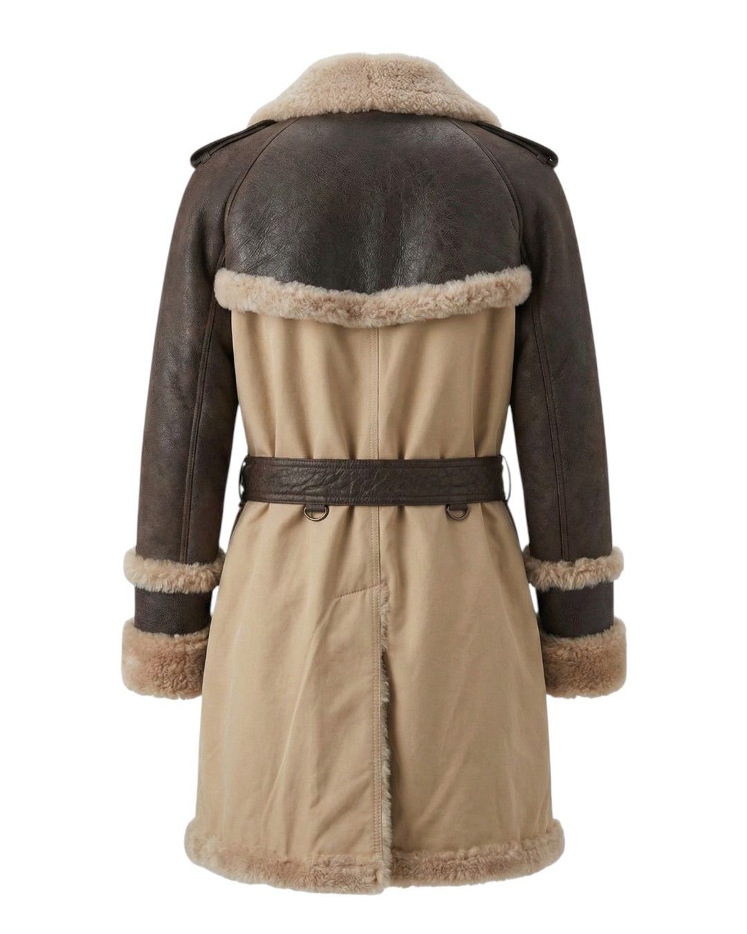 Burberry Prorsum VINTAGE BURBERRY PRORSUM SHEARLING COAT Size M / US 6-8 / IT 42-44 - 2 Thumbnail