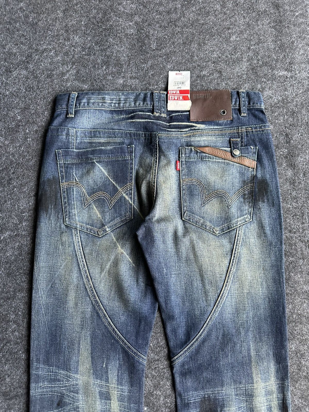 Edwin Edwin S503 Edge Flare Design Denim 32x32 D384 Size US 32 / EU 48 - 5 Thumbnail