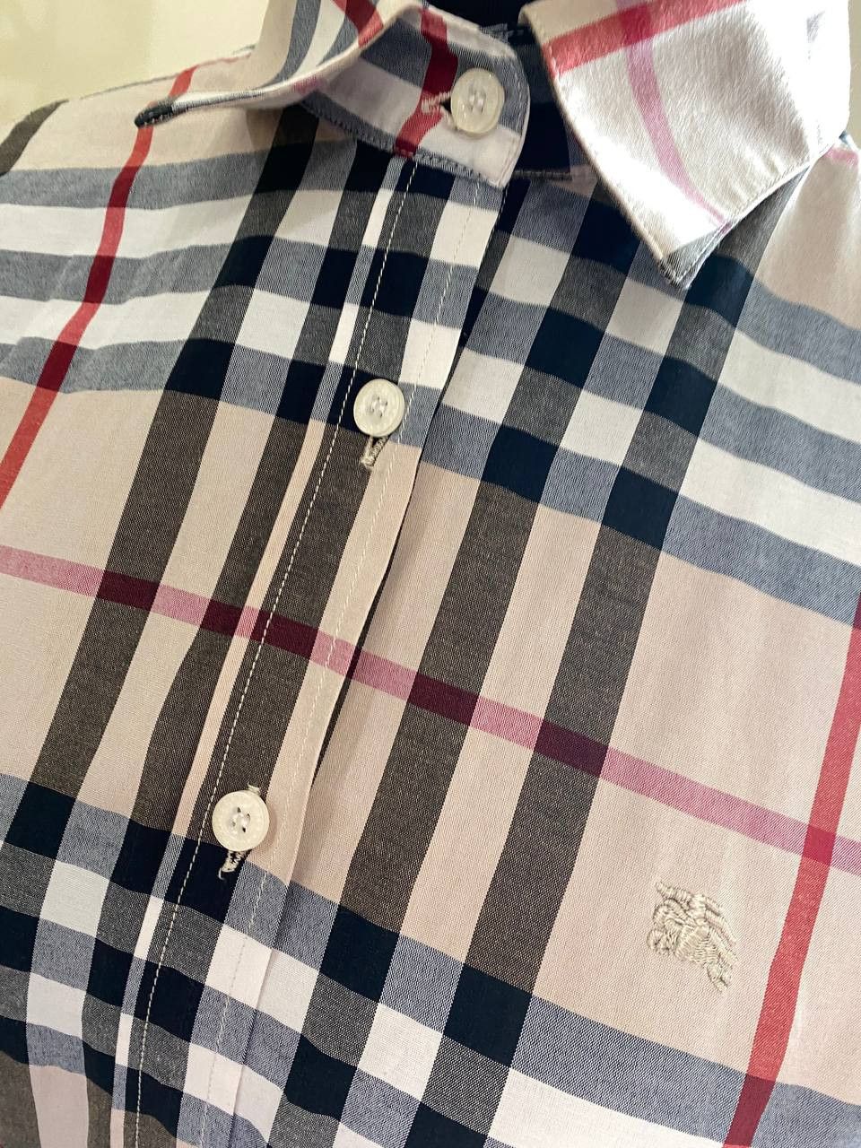 Burberry Burberry Stretch Cotton Long Sleeve Shirt New Classic Size S / US 4 / IT 40 - 2 Thumbnail