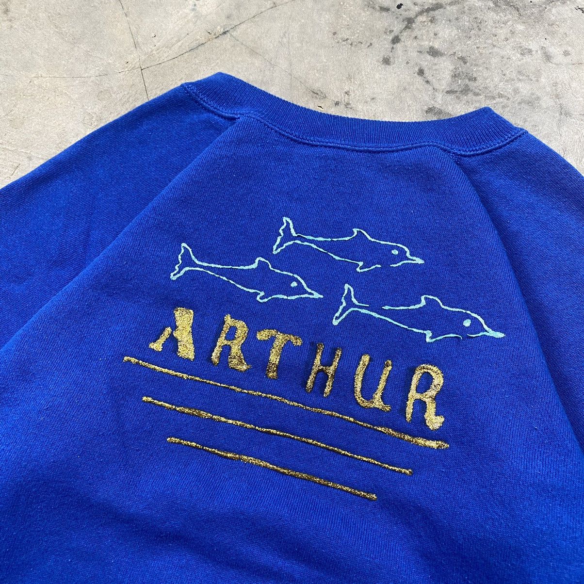 Hanes × Vintage 90s Arthur Crewneck Size S / US 4 / IT 40 - 2 Thumbnail