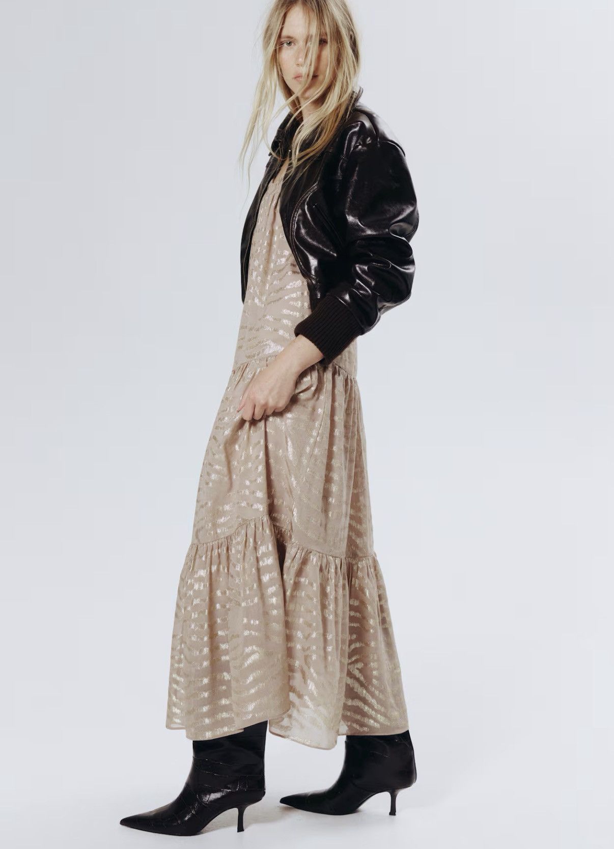 H&M H&M Jacquard Weave Maxi Dress Size S / US 4 / IT 40 - 4 Thumbnail