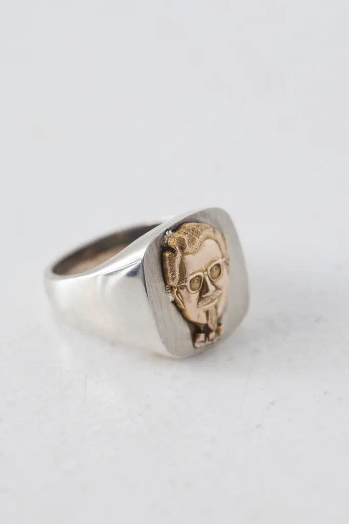 Vintage KFC Colonel Sanders 10k silver ring Size ONE SIZE - 4 Thumbnail