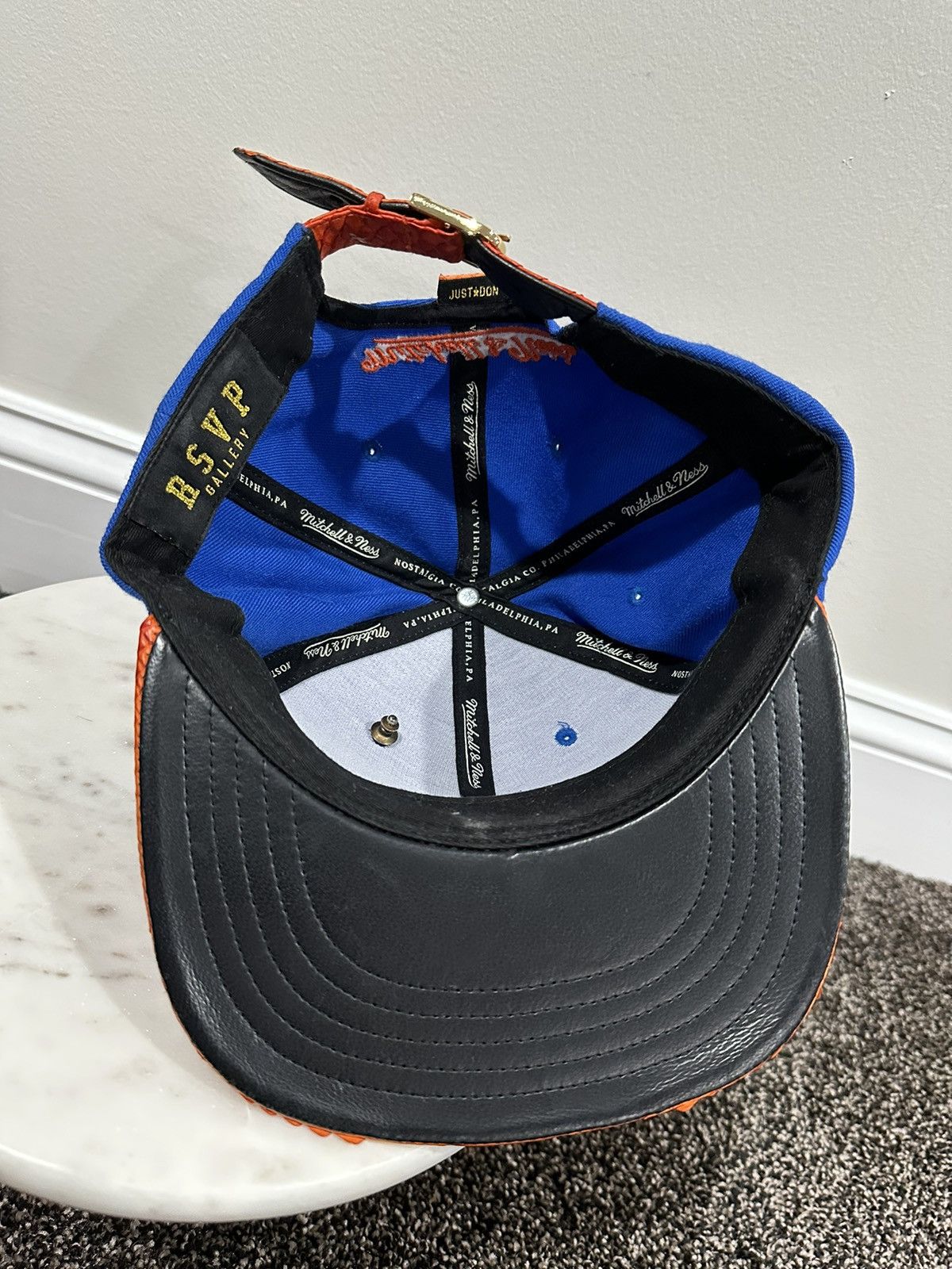 Just Don Just Don x Mitchell & Ness Denver Broncos Blue/Orange Hat Size ONE SIZE - 6 Thumbnail