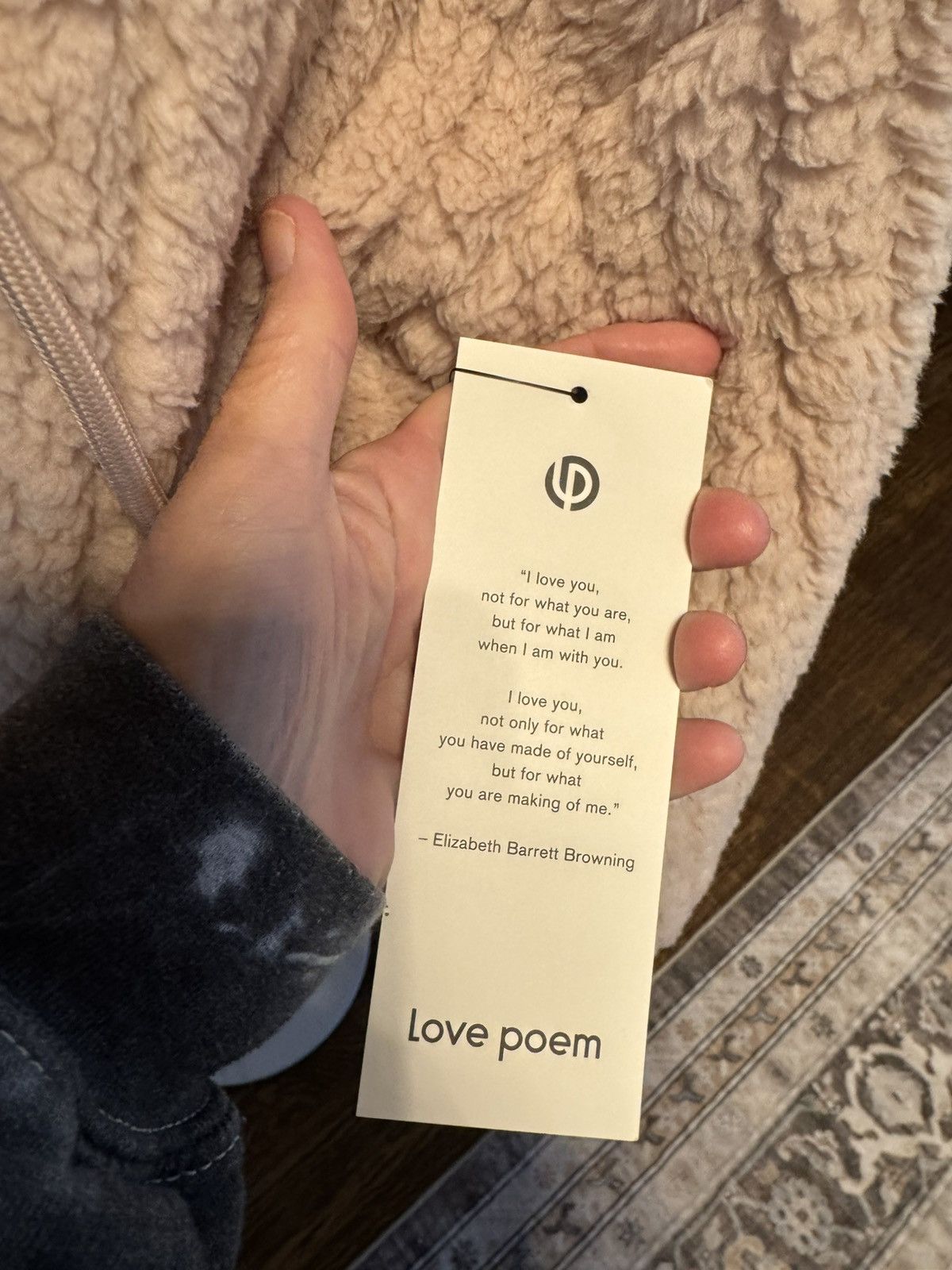 Other Love Poem cropped sherpa hoodie Size M / US 6-8 / IT 42-44 - 4 Thumbnail