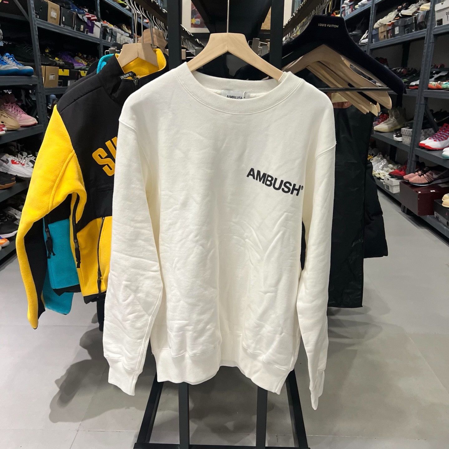 Ambush Design AMBUSH FW21 Logo Print Sweatshirt Size US M / EU 48-50 / 2 - 1 Thumbnail