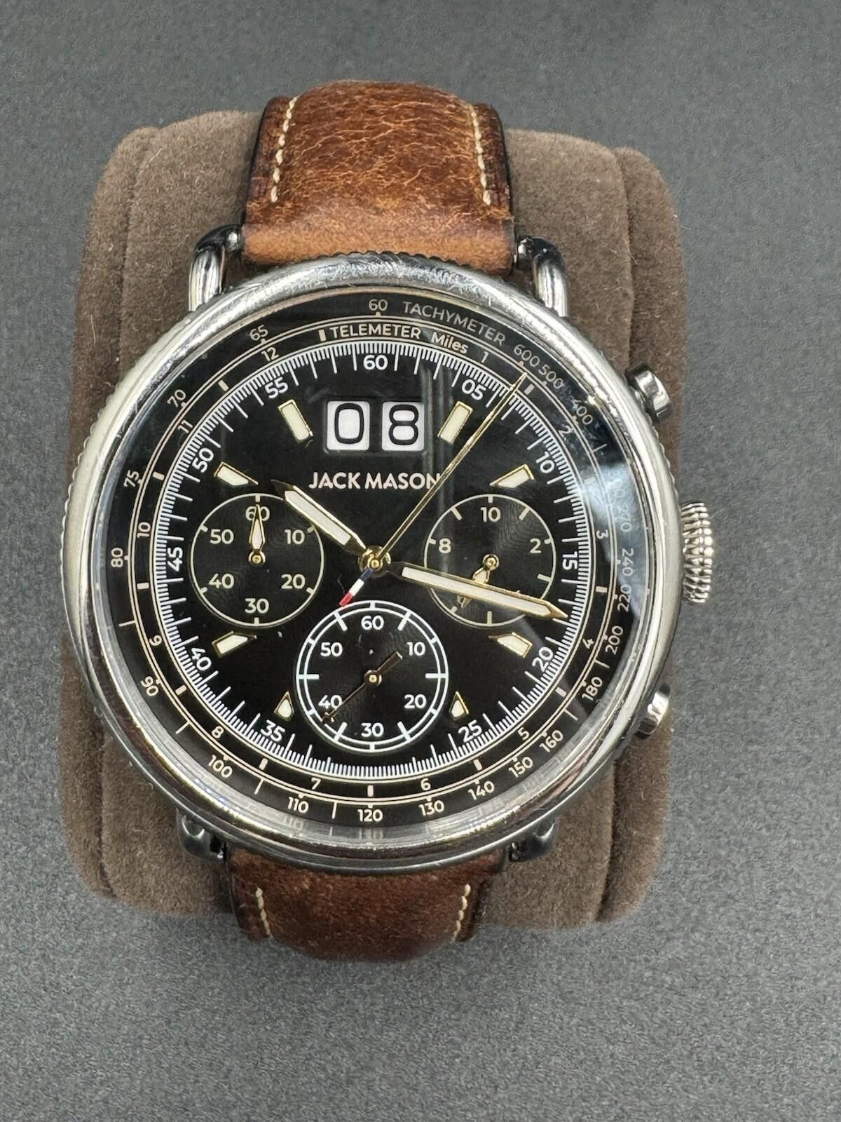 Other Jack Mason Watch - Avigator Multi-Scale JM-A602-001 Black Di Size ONE SIZE - 2 Thumbnail
