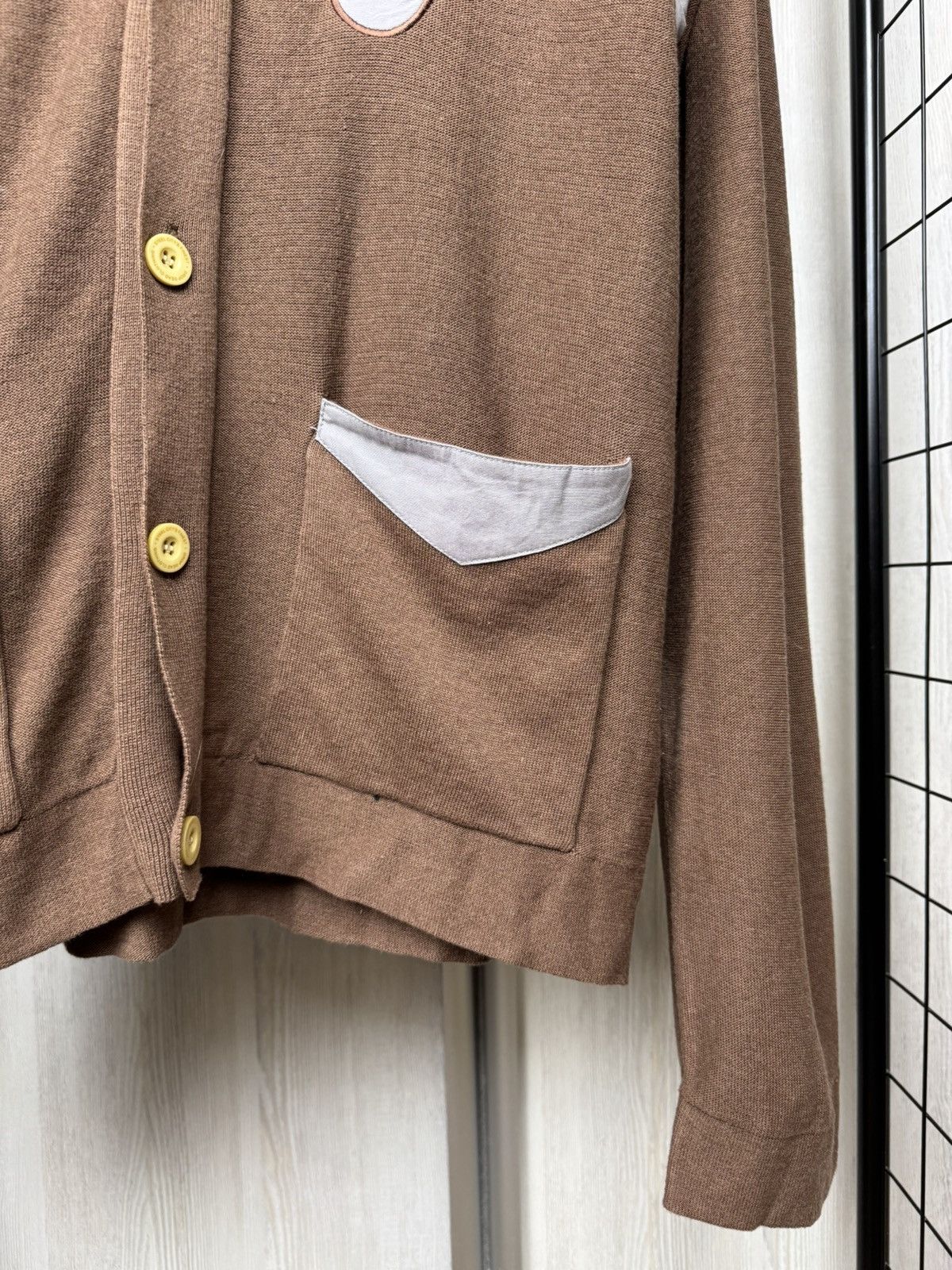 Drop Dead Drop Dead knitted button up overshirt cardigan sweater Size US XL / EU 56 / 4 - 4 Thumbnail
