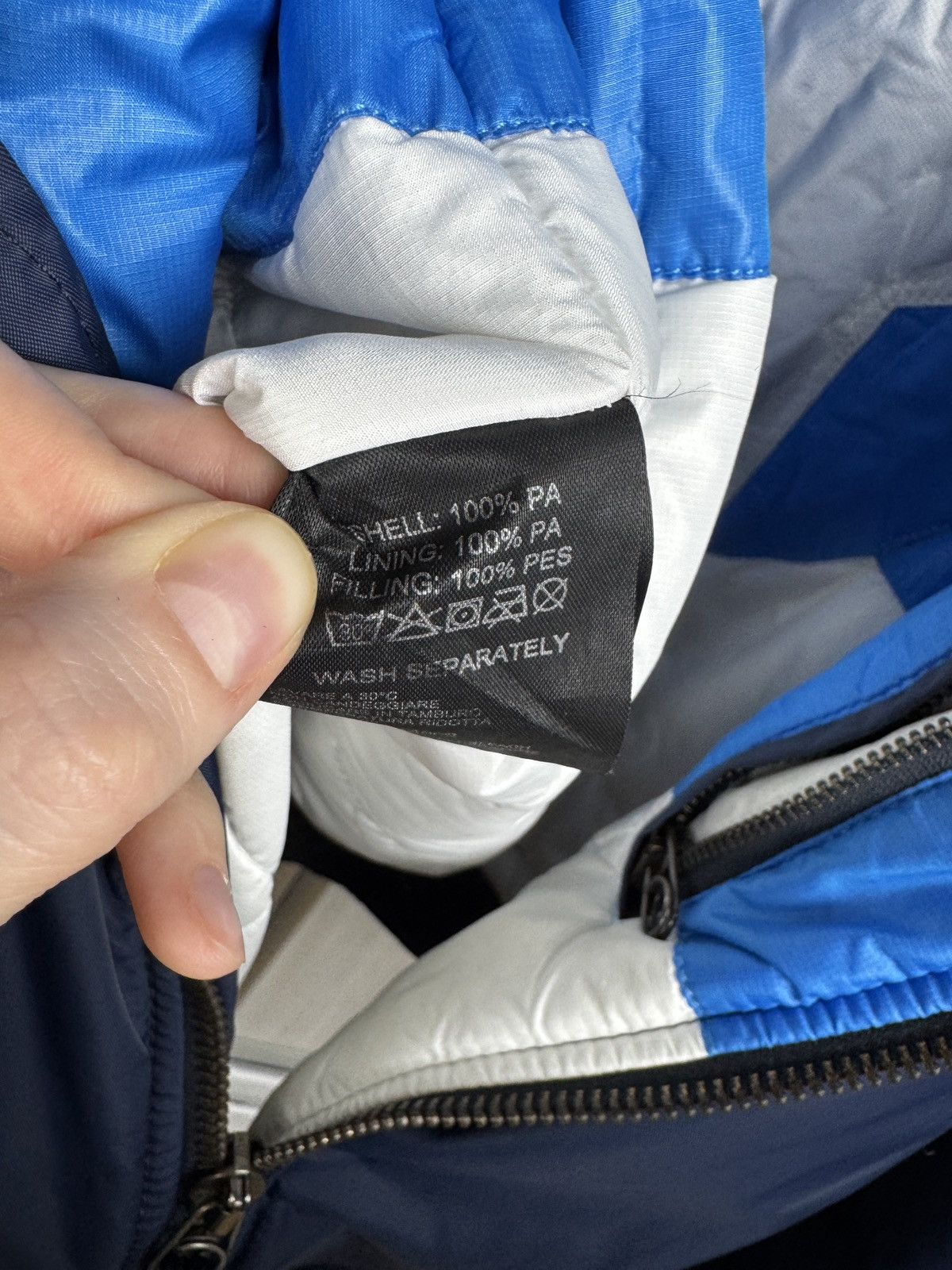 JET SET Jet Set Blue Nylon striped insulated ski jacket Italy sz 2 Size US M / EU 48-50 / 2 - 16 Thumbnail