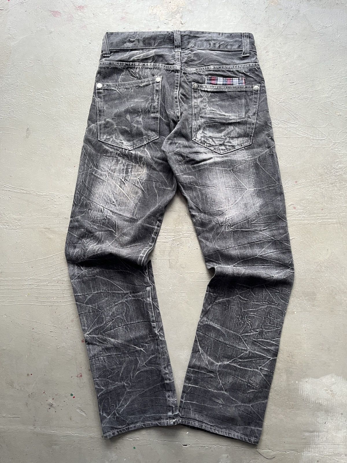 14th Addiction 2000s FLARE PUNK ACID WASH ROOT THREE NUMBER NINE STYLE Size US 31 - 1 Thumbnail