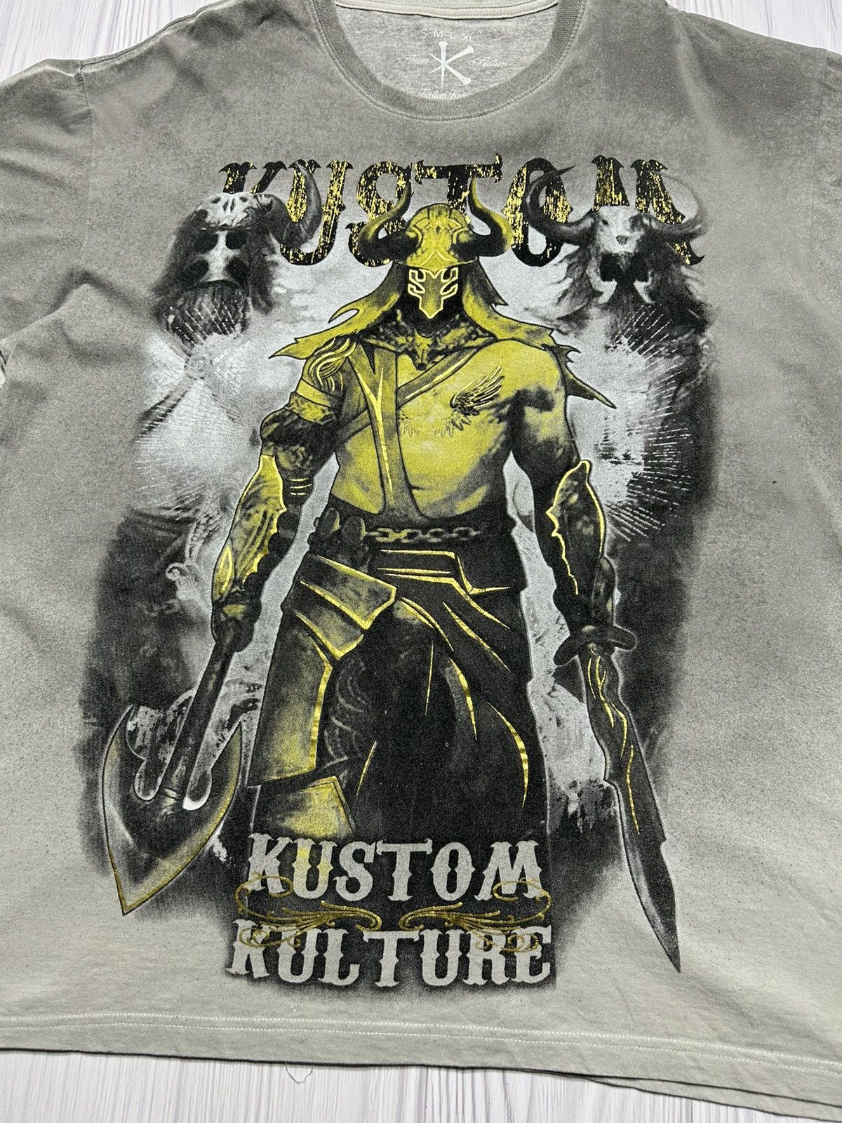 Vintage Kustom Kulture Warrior Man/Woman T-Shirt Size US XL / EU 56 / 4 - 5 Thumbnail