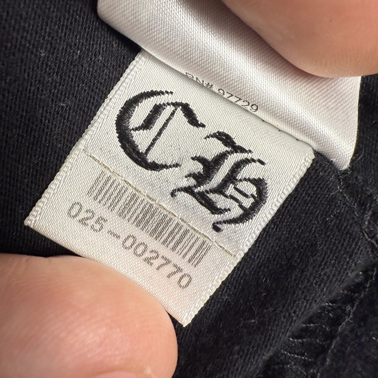 Chrome Hearts Chrome Hearts Script Logo ‘Black’ Long Sleeve Size US L / EU 52-54 / 3 - 13 Thumbnail
