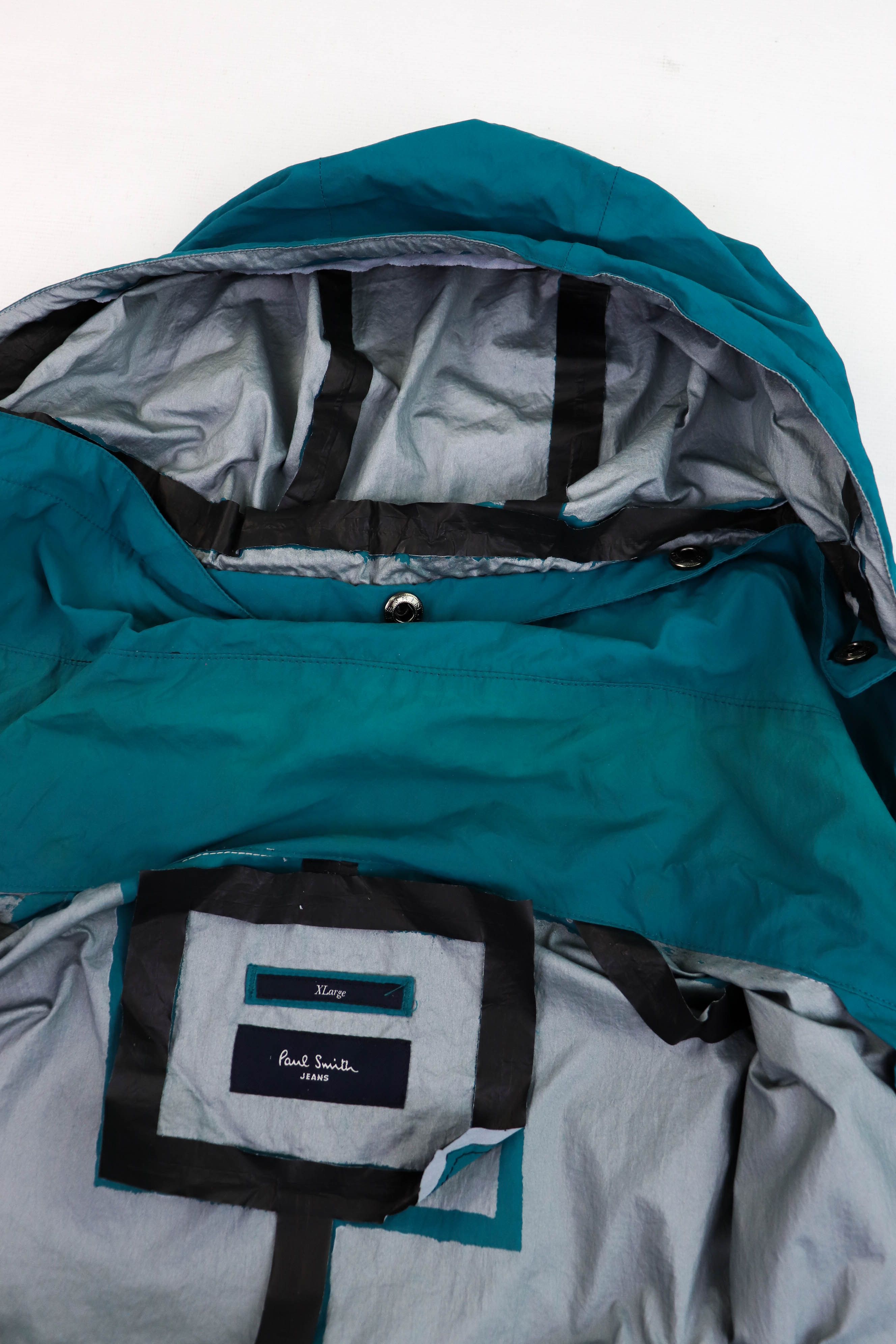 Paul Smith Paul Smith Jeans Sea Wave Green Nylon RiRi Zip Field Jacket Size US XL / EU 56 / 4 - 16 Thumbnail