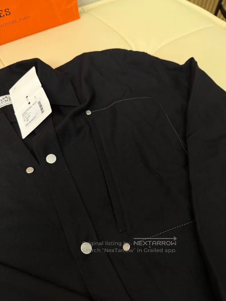 Hermes Hermes size 37 Autumn-Winter 25 Black Wool Long-Sleeve Shir Size US XXS / EU 40 - 6 Thumbnail