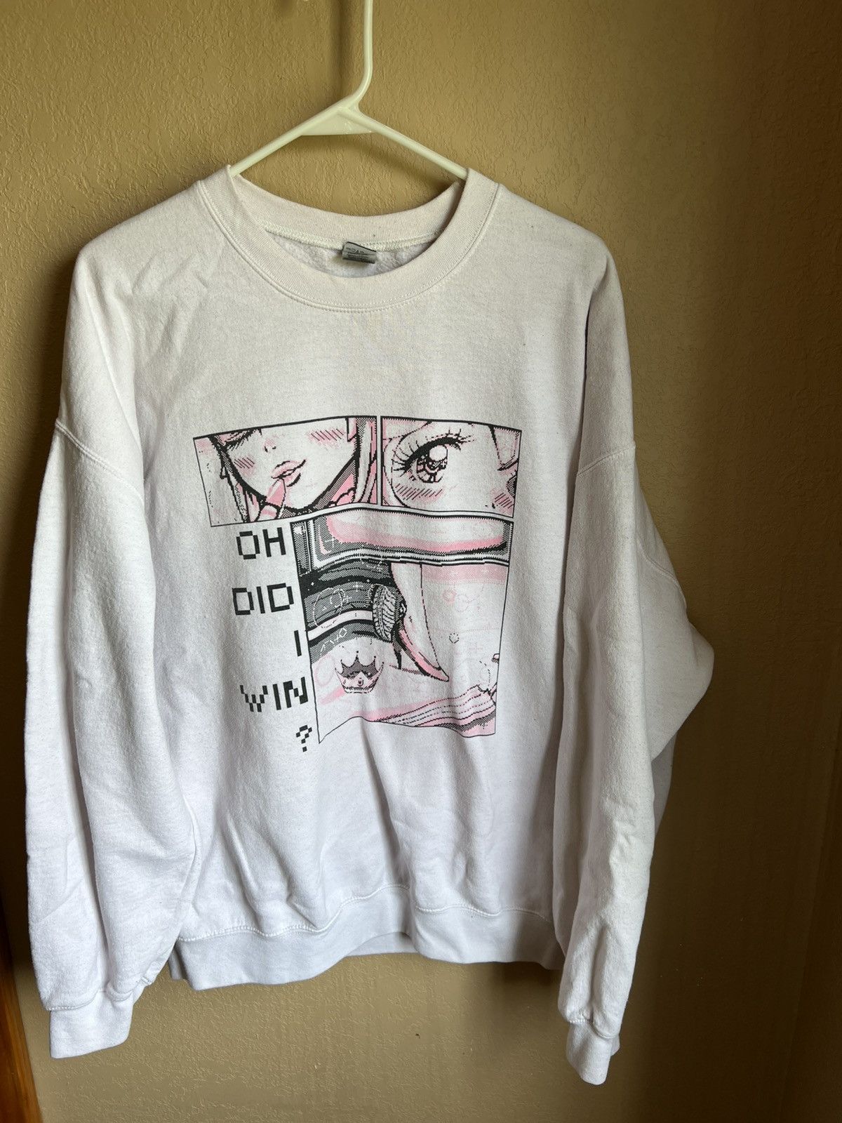 Gildan Super Smash Bros. Melee - Peach Crew Neck - XL Size US XL / EU 56 / 4 - 1 Thumbnail