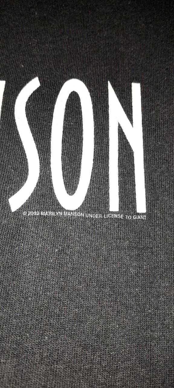 Band Tees × Marilyn Manson Vintage Marilyn Manson Punk Rock Band Tees T Shirts Size US L / EU 52-54 / 3 - 5 Thumbnail