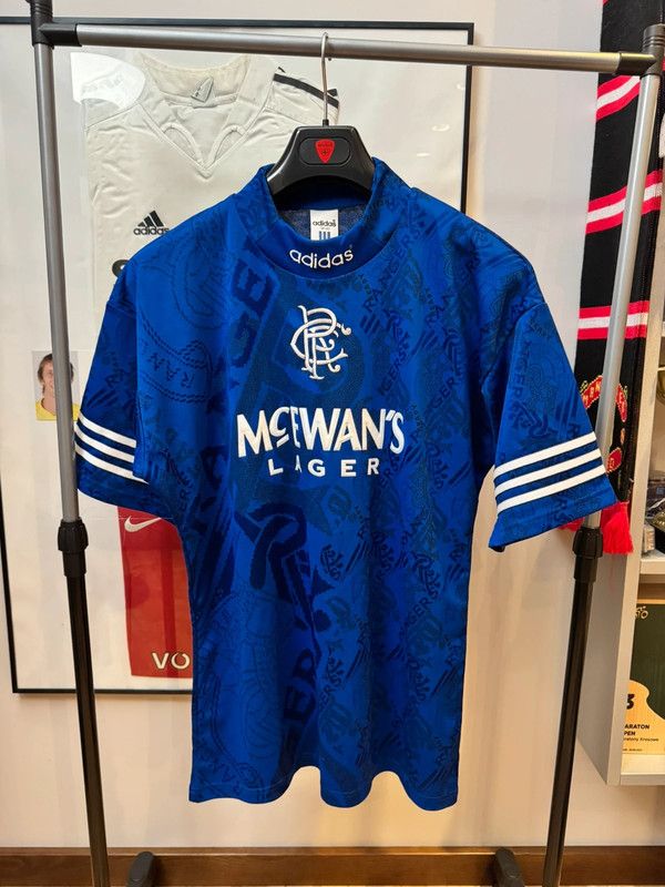 Adidas × Vintage Vintage Adidas Rangers 1994-96 Home Jersey M Size US M / EU 48-50 / 2 - 1 Thumbnail