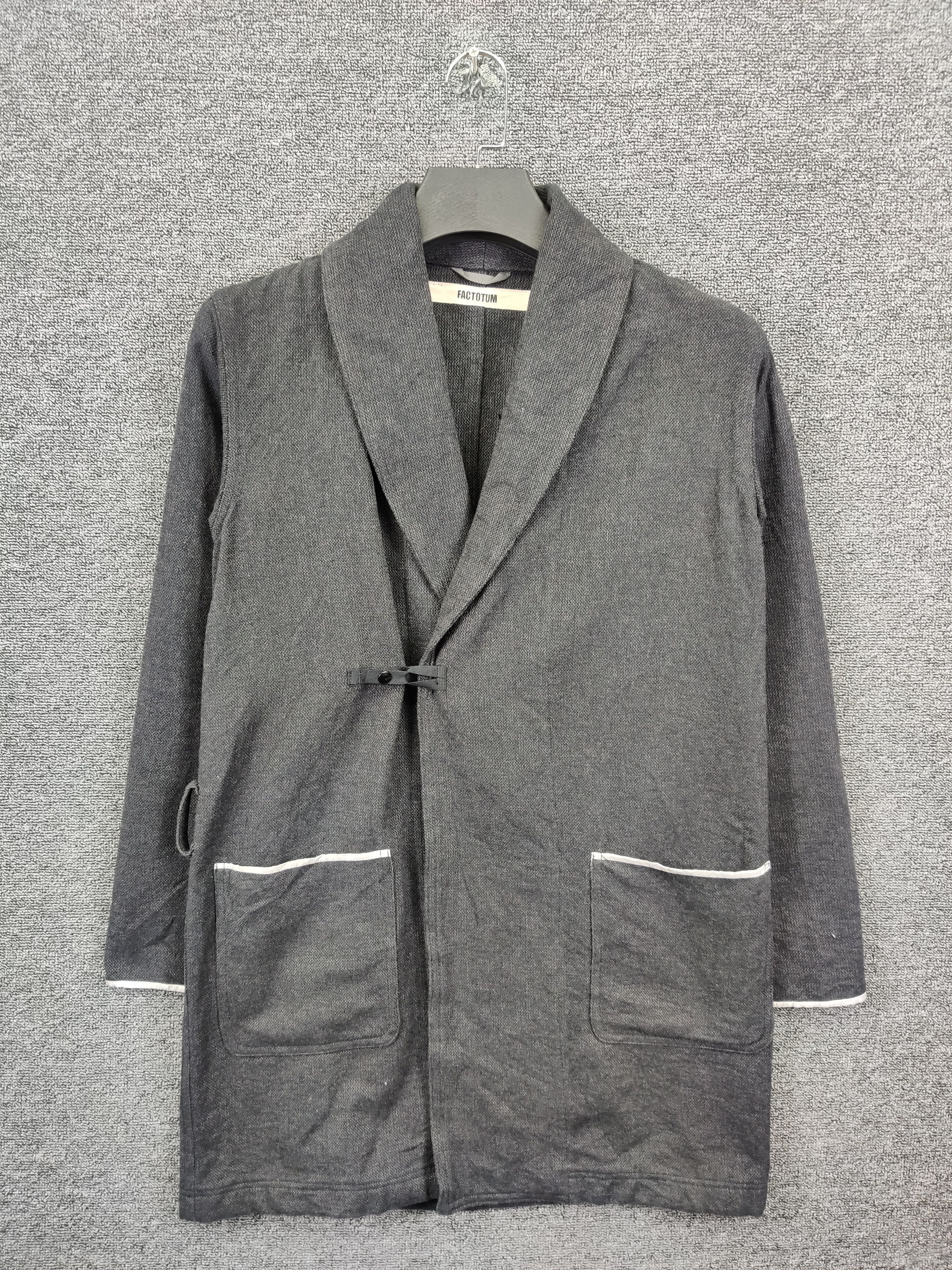 FACTOTUM Factotum Shawl Collar Cardigan Room Jacket Size US M / EU 48-50 / 2 - 1 Thumbnail
