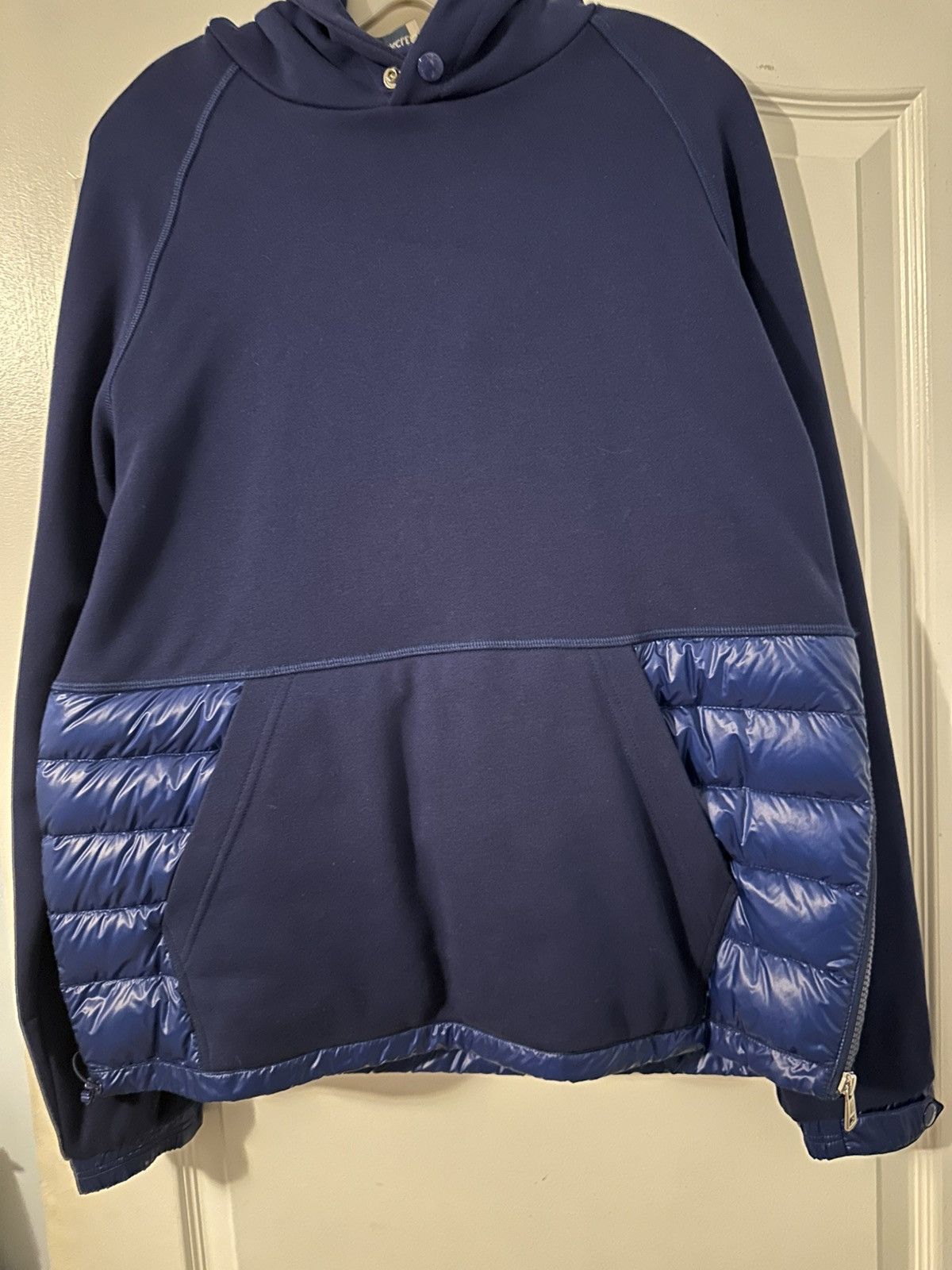Moncler Partial Down Hoodie