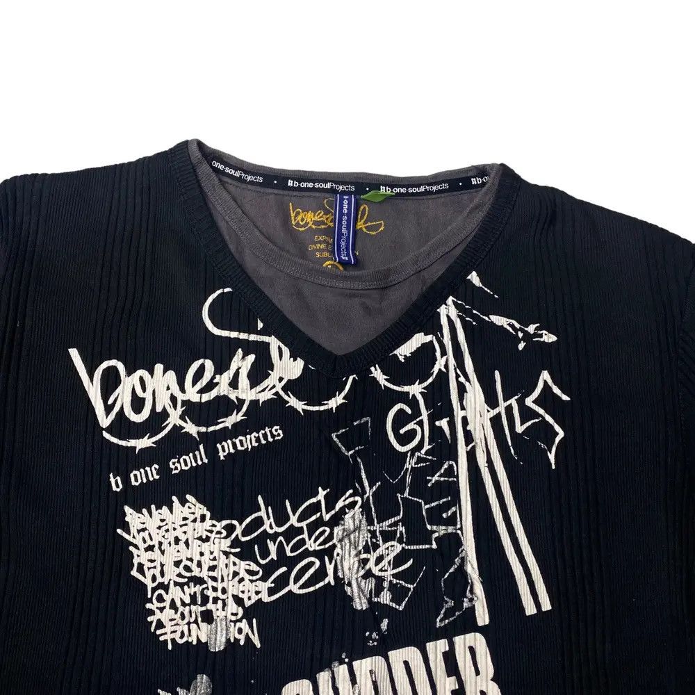 Hysteric Glamour Y2K Poem by B One Soul Double Layer Size US M / EU 48-50 / 2 - 2 Thumbnail