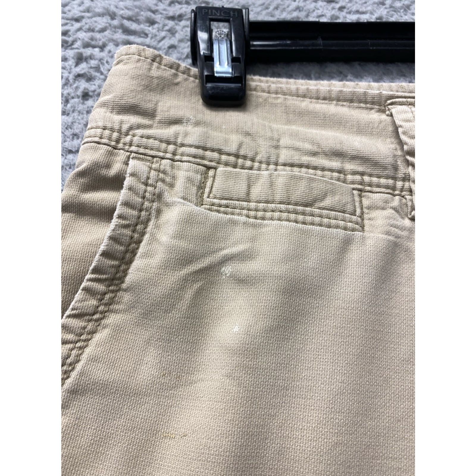 American Eagle Outfitters AMERICAN EAGLE OUTLETTERS Women's Solid Jean Shorts Size 6 Beige Regular Size 28" / US 6 / IT 42 - 7 Thumbnail