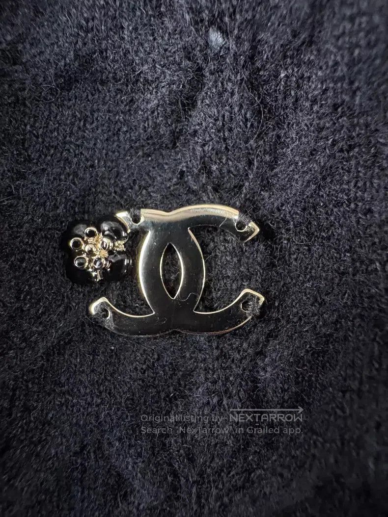 Chanel Chanel 24b black double C logo round neck knit Size XS / US 0-2 / IT 36-38 - 5 Thumbnail