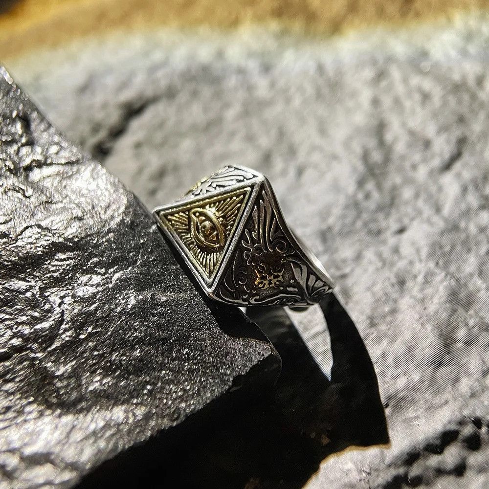 Japanese Brand × Jewelry × Vintage Retro Eye Cross Ring Size ONE SIZE - 6 Thumbnail