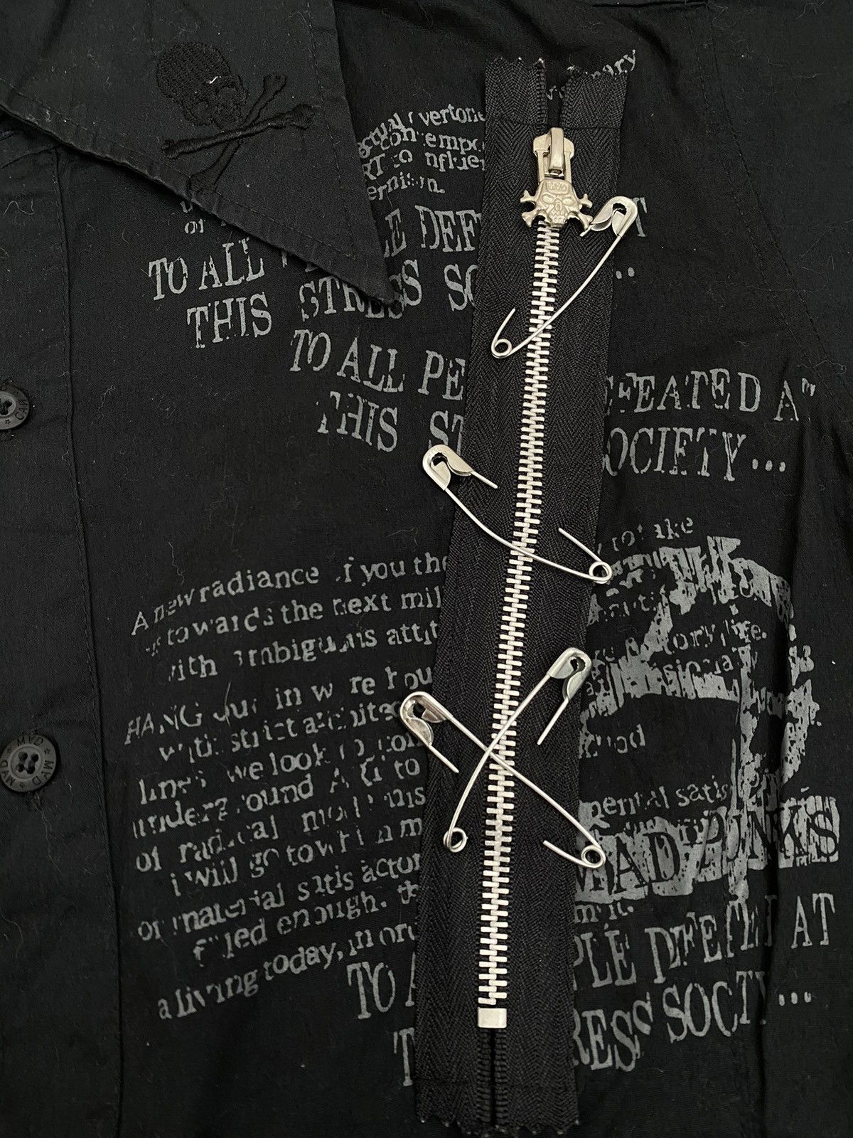 If Six Was Nine Mad Punk spider bondage shirt Size US M / EU 48-50 / 2 - 5 Thumbnail