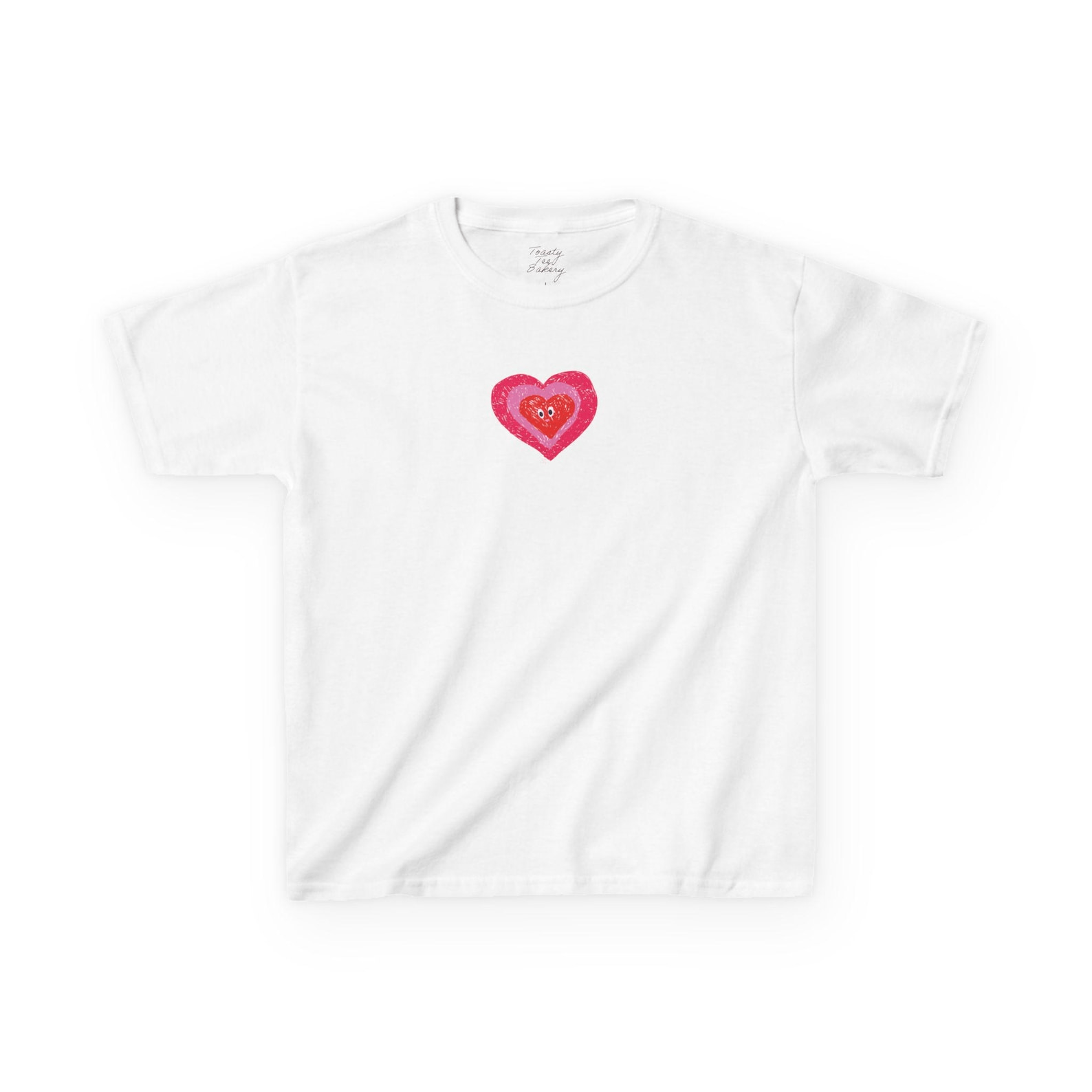 Other Coquette Heart Doodle Baby Tee – Graphic Cropped Y2K Tee Size XL / US 12-14 / IT 48-50 - 1 Thumbnail
