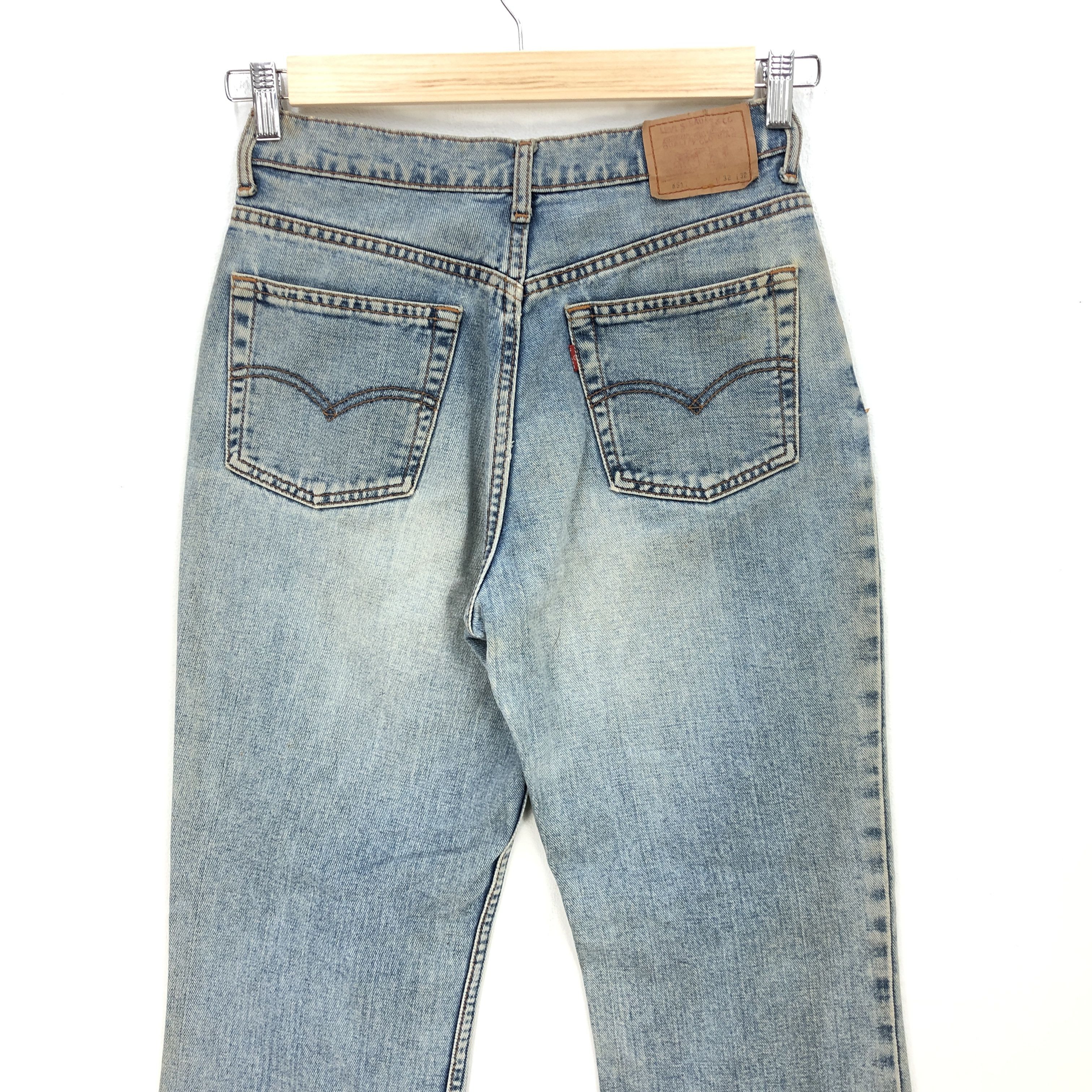 Levi's Vintage Levis Bell Bottom Jeans Levi's Flare Boot Cut Denim Size 28" / US 6 / IT 42 - 4 Thumbnail