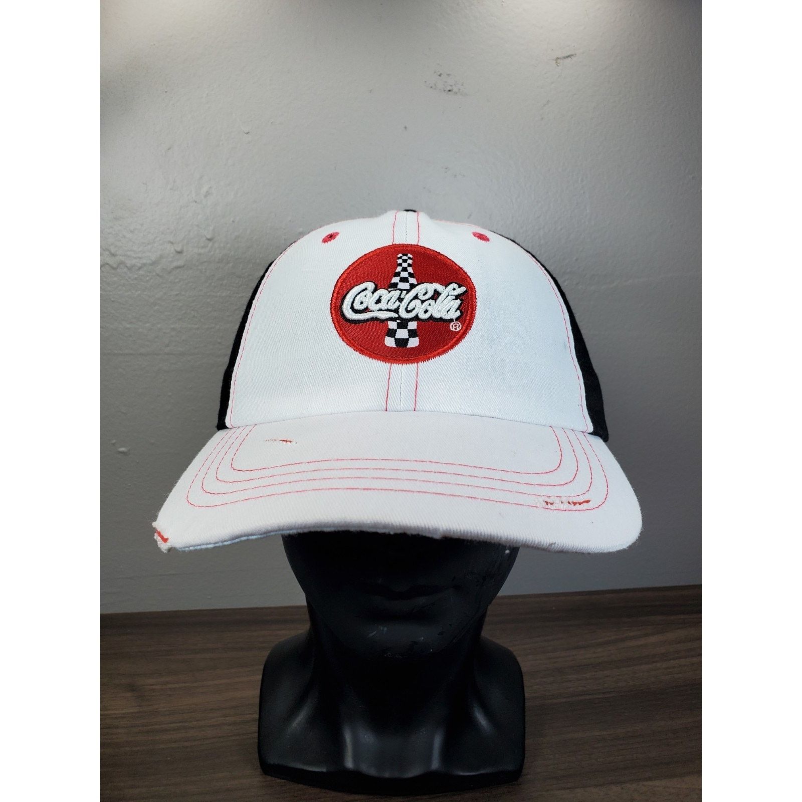 Coca Cola × Vintage Coca-Cola Refresh Recycle Distressed Hat Cap Racing Patch Size ONE SIZE - 4 Thumbnail