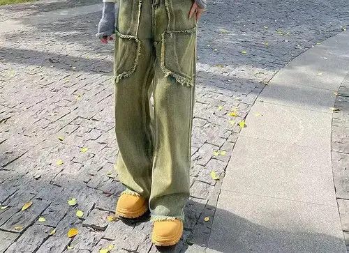 Other Autumn Vintage Streetwear Wash Rough Edge Straight Jeans Size US 30 / EU 46 - 4 Thumbnail