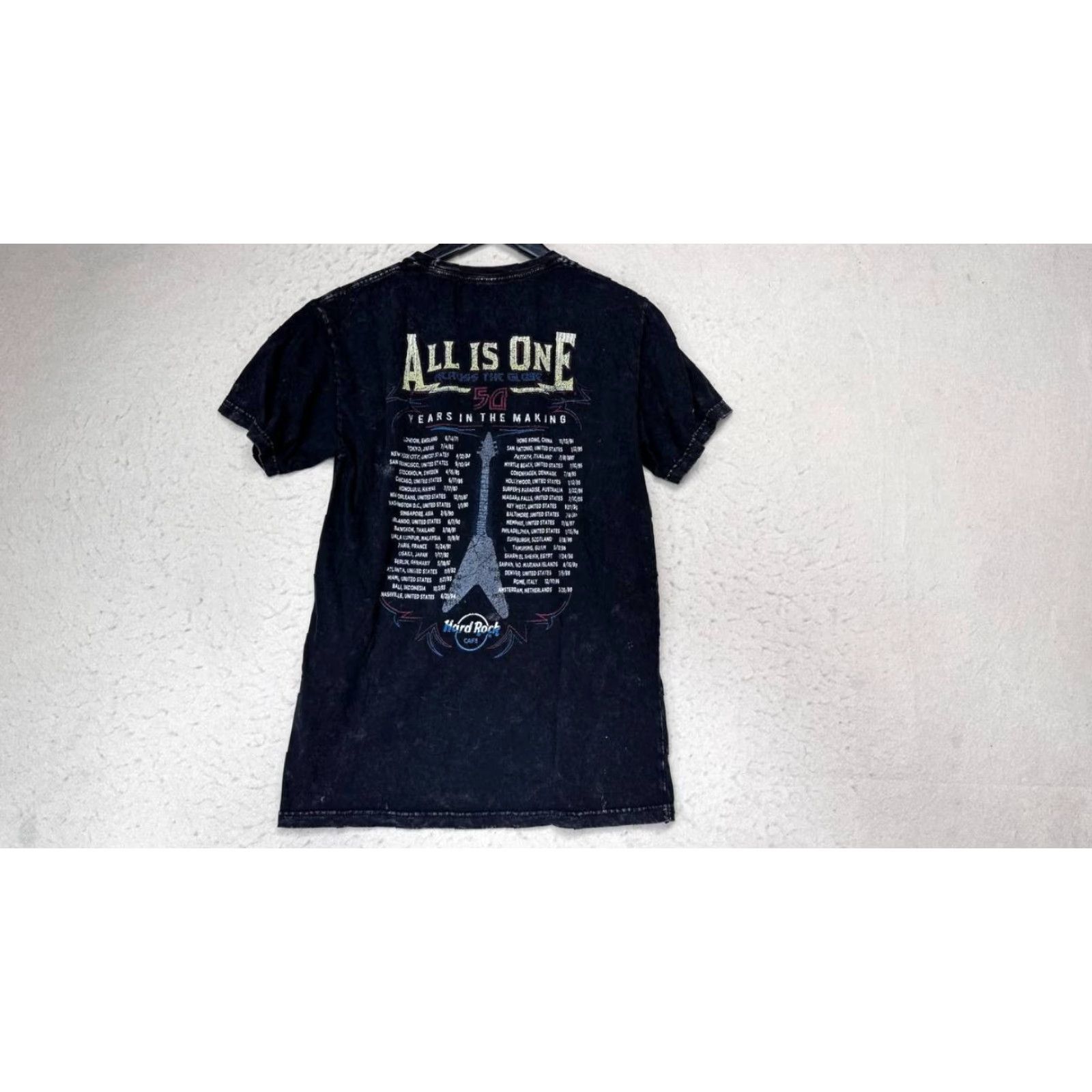 Hard Rock Cafe Hard Rock Cafe Shirt Mens Small Black 90s Rock Music T-Shirt Short Sleeve Crew Neck Size US S / EU 44-46 / 1 - 2 Thumbnail