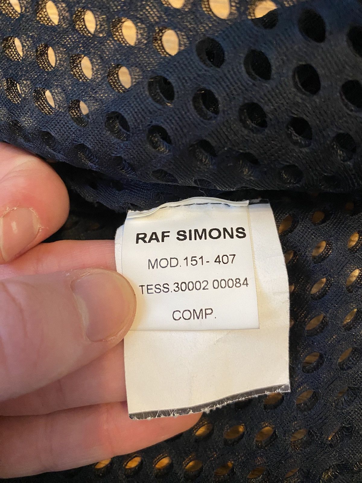 Raf Simons Raf Simons SS15 Black Mesh Tank Size US M / EU 48-50 / 2 - 8 Thumbnail
