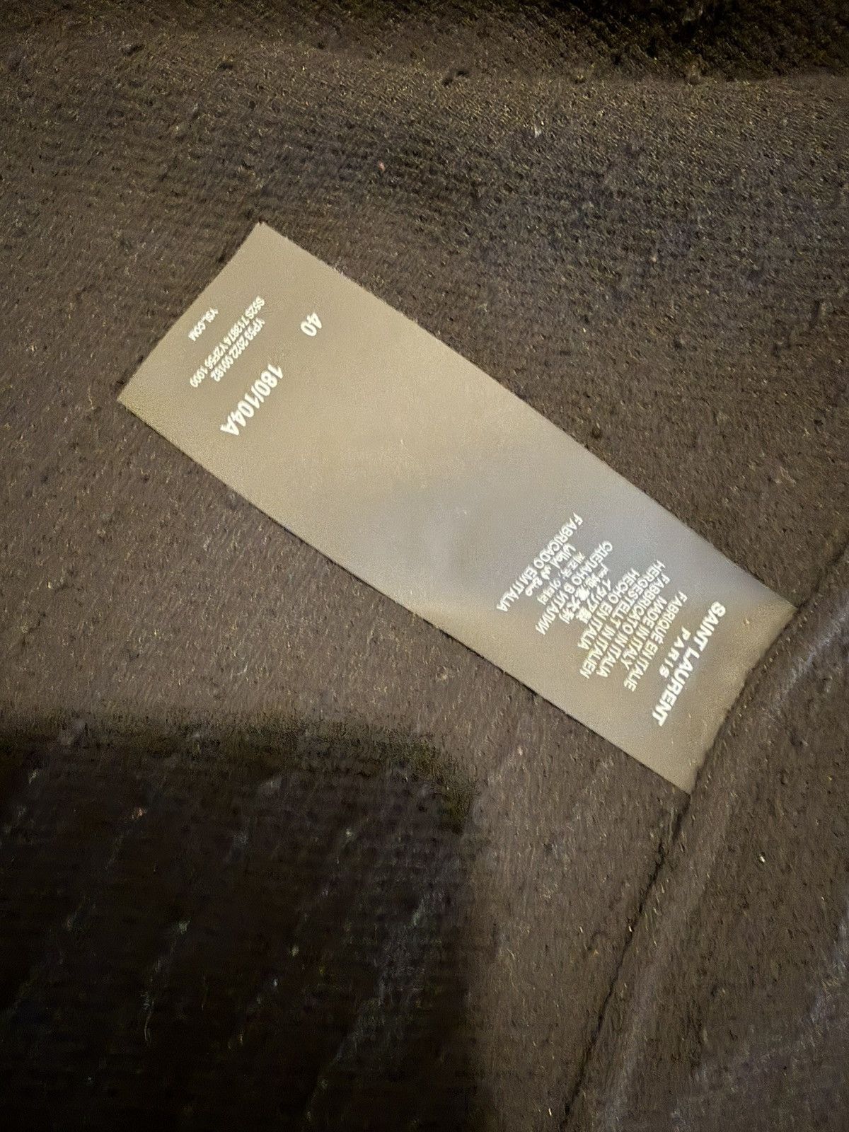 Saint Laurent Paris Saint Laurent mens 2022 overshirt shirt. 40/L. $1790 Size US M / EU 48-50 / 2 - 4 Thumbnail