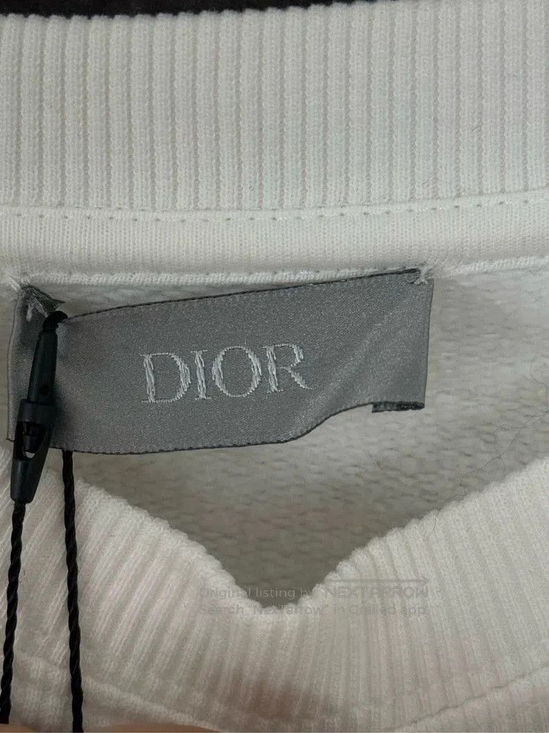 Dior Dior White Logo Sweatshirt S. Size US S / EU 44-46 / 1 - 3 Thumbnail