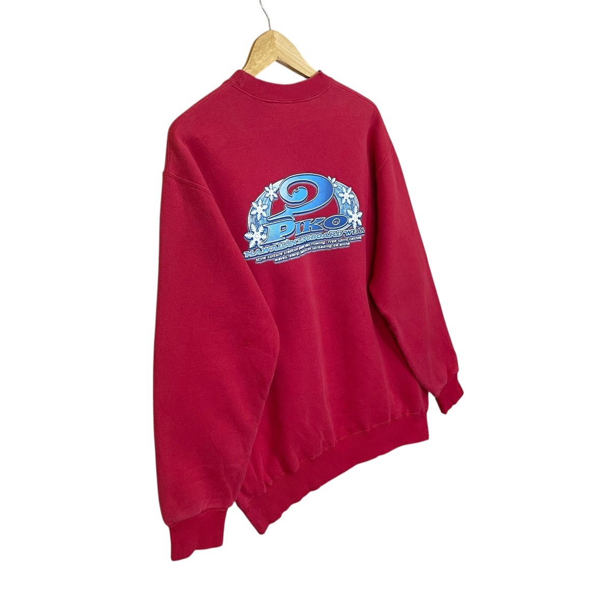 Life's a Beach Vintage 90’s Piko Surf Hawaiian Longboard Wear Sweatshirt Size US M / EU 48-50 / 2 - 2 Thumbnail