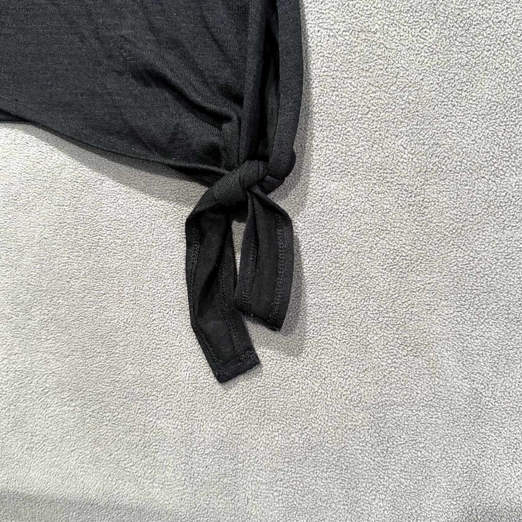 Gap Gap Sleeveless Side Tie Top Womens XL Black Super Soft Rayon Stretch EUC Size XL / US 12-14 / IT 48-50 - 8 Thumbnail