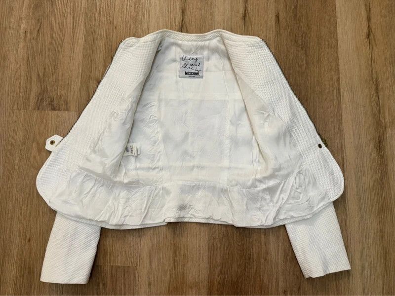 Moschino Moschino Cheap and Chic Blazer Jacket size M/L White Size M / US 6-8 / IT 42-44 - 3 Thumbnail
