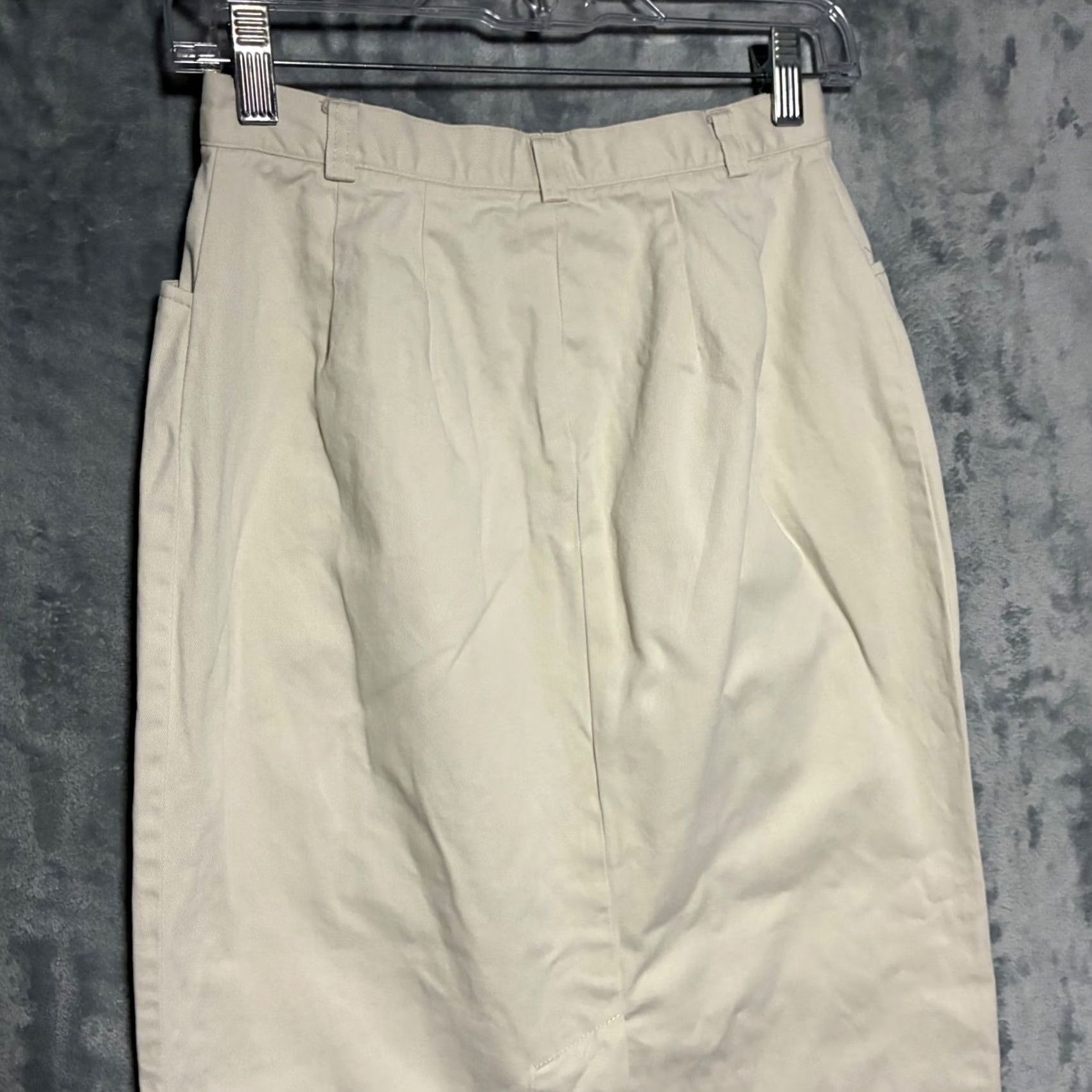 Gap VINTAGE Gap Button Front Khaki Maxi Skirt Women's 4 Beige Size 27" / US 4 / IT 40 - 4 Thumbnail