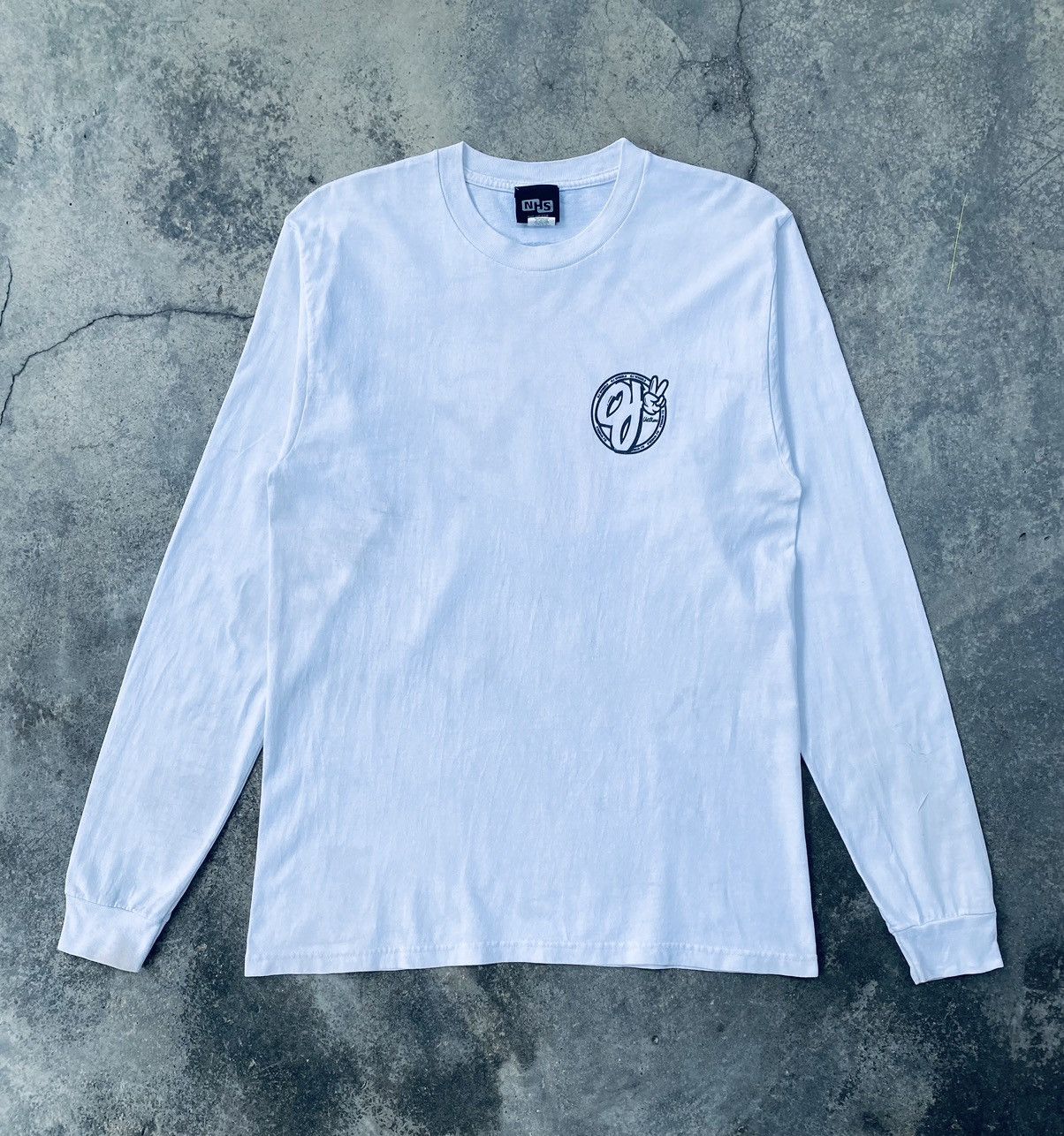 Vintage Vintage OJ Wheels Skateboard Long Sleeve Distressed Size US M / EU 48-50 / 2 - 1 Thumbnail