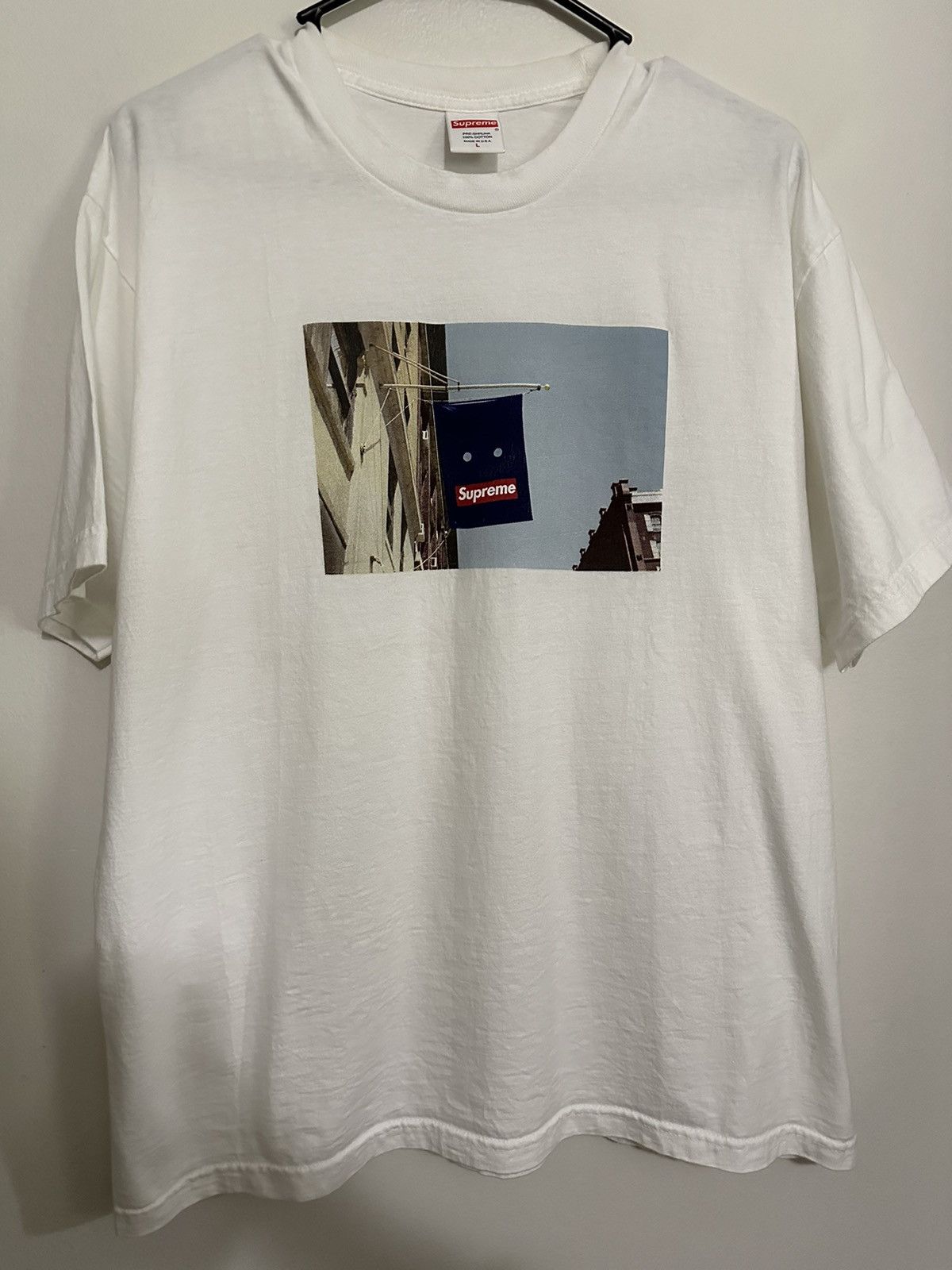 Supreme Supreme Banner Tee Grailed