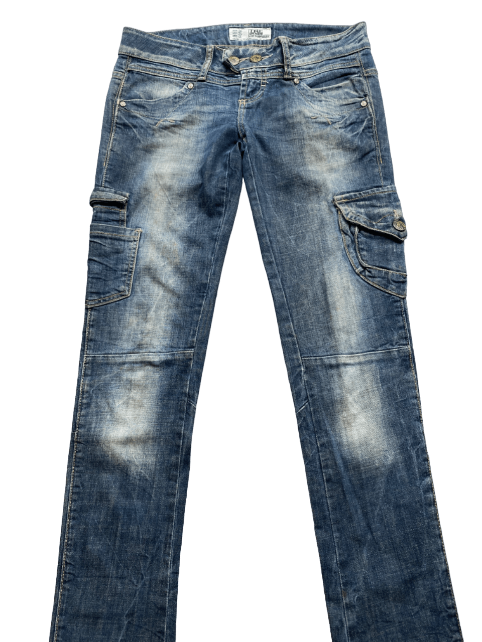 Japanese Brand Slim Amiri inspired Distressed Multipocket TRF Jeans Size 32" / US 10 / IT 46 - 3 Thumbnail