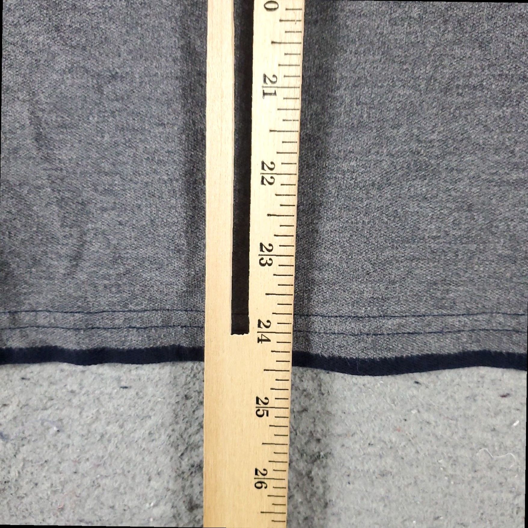 Tommy Hilfiger Tommy Hilfiger Polo Shirt Womens XS Gray Blue Striped Long Sleeve Casual Cotton Size XS / US 0-2 / IT 36-38 - 7 Thumbnail
