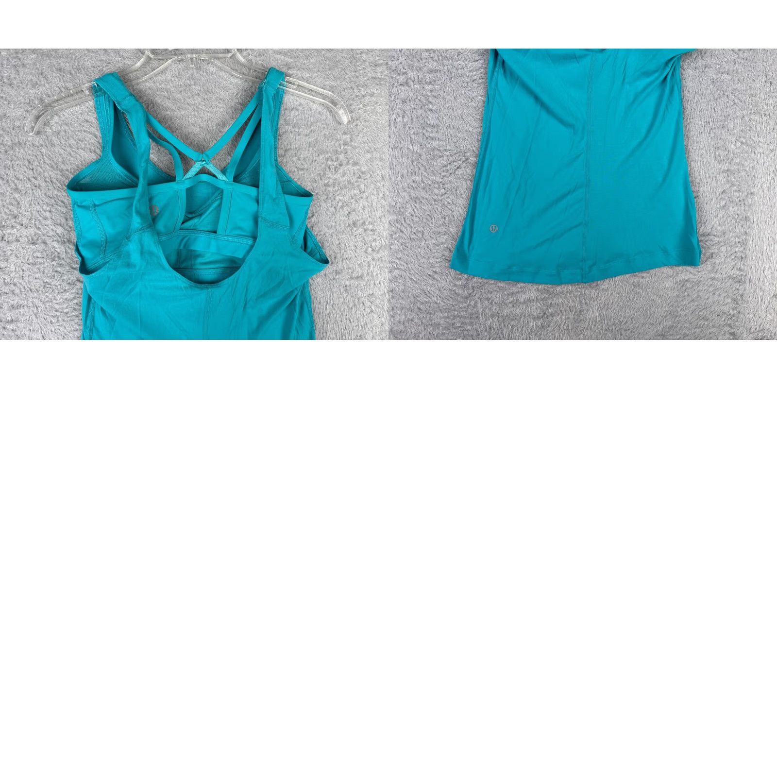 Lululemon Lululemon Shirt Women 6 Blue Tank Built In Bra Racerback Run Gym Endeavor W1N04S Size M / US 6-8 / IT 42-44 - 9 Thumbnail