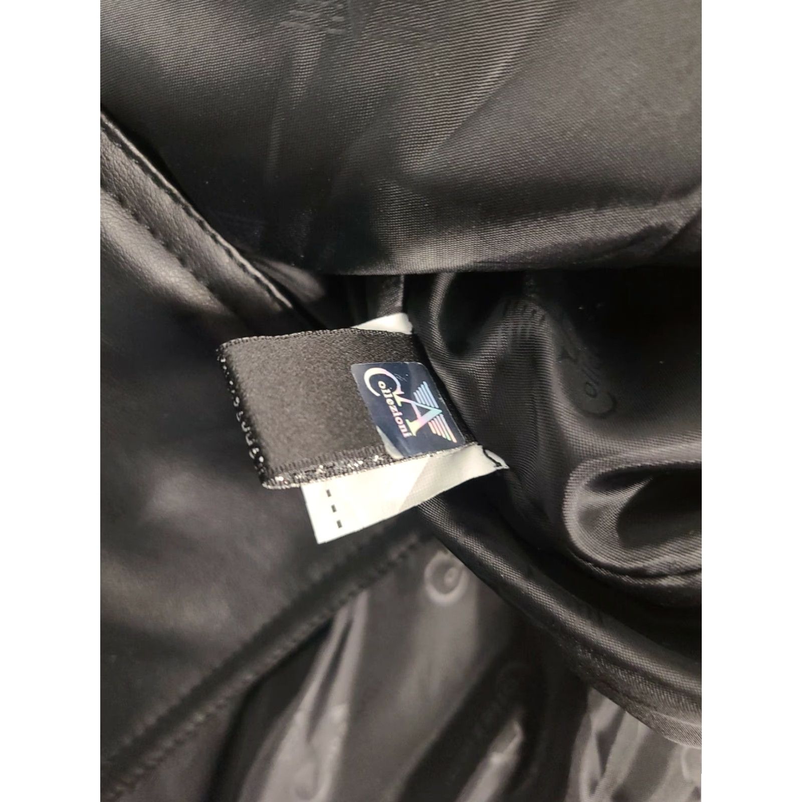 Vintage A Collezioni Luxury Men's XXL Black Faux Leather Jacket Casual Workwear Winter Size US XXL / EU 58 / 5 - 5 Thumbnail
