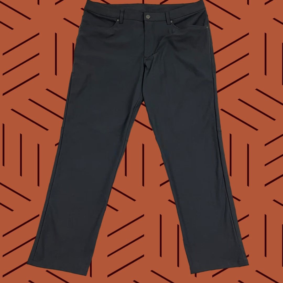 Lululemon Lululemon ABC Pants Mens 36x29 Classic Dark Gray Active Golf Performance M5AR5S Pants Size US 36 / EU 52 - 1 Thumbnail