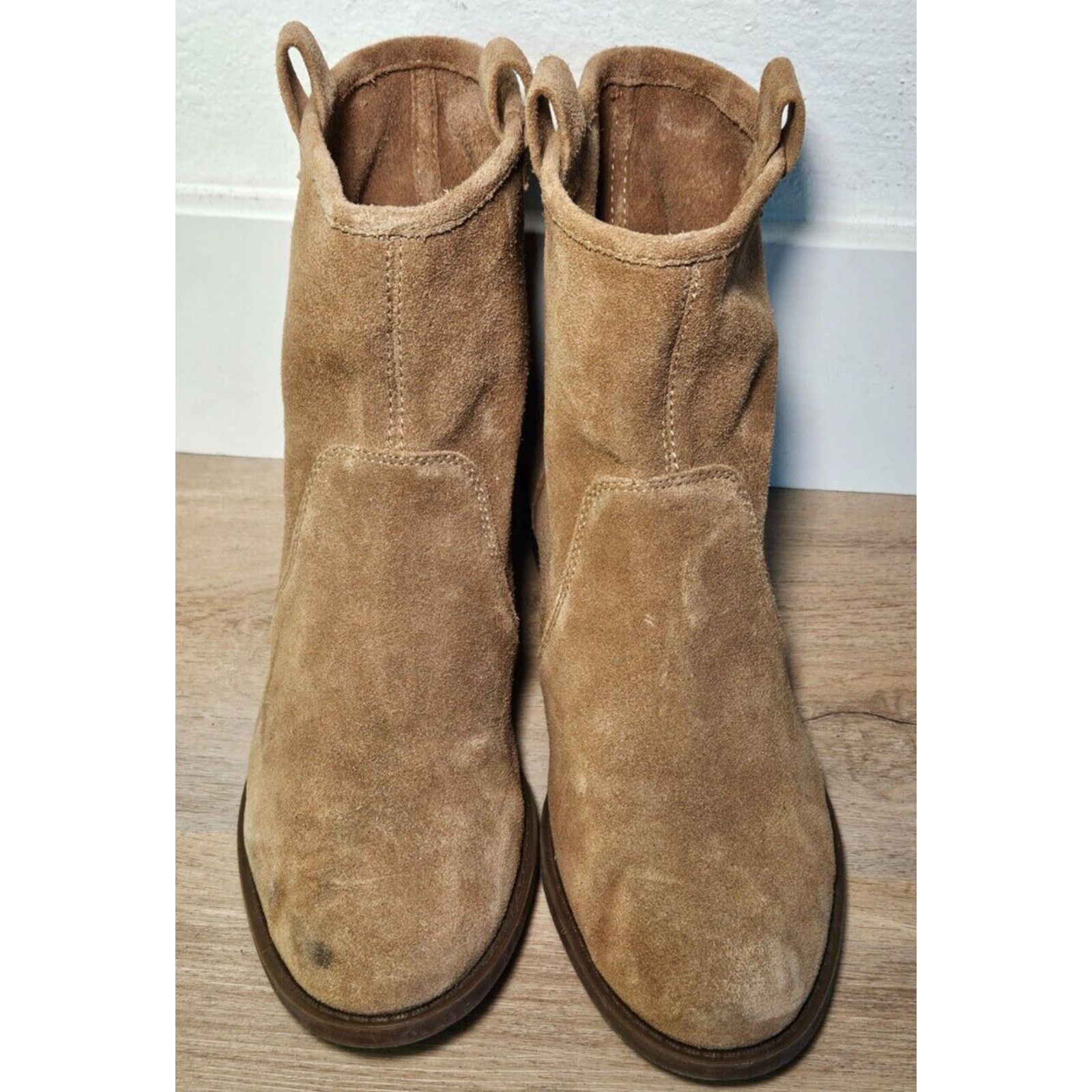 Other Sole Society Women’s Tan Suede Ankle Boots Size 7.5M Size US 7.5 / IT 37.5 - 2 Thumbnail